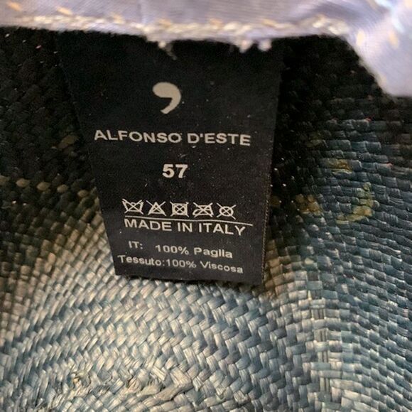 ALFONSO D’ESTE traveler Panama mix media  hat made in Italy